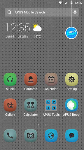 Color-APUS Launcher theme screenshot 1