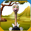 Talking Ostrich Virtual Friend أيقونة