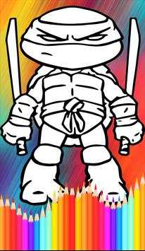 coloring ninja games screenshot 4