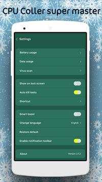 CPU Coller super master - Phone Temperature Down 3 تصوير الشاشة