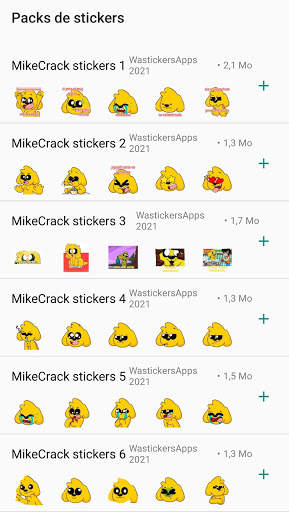 pegatinas de Mikecrack para WhatsApp 2021 screenshot 1