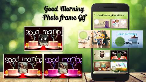 Good Morning Photo Frame Editor screenshot 1