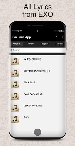 Exo Songs Lyrics & Wallpapers screenshot 7