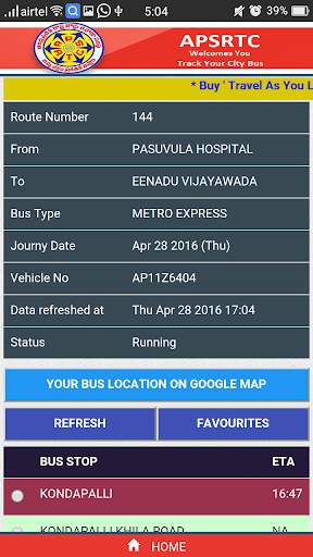 APSRTC City Bus Live Track screenshot 5
