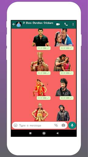 D Boss Darshan Stickers screenshot 8