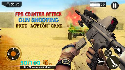 FPS Commando New Game 2021: FPS Free Games 2021 screenshot 1