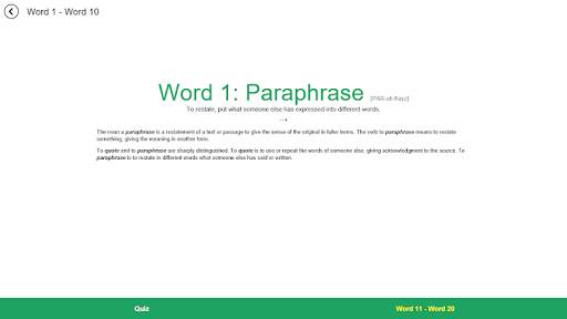 Verbal Advantage - Level 1 screenshot 7