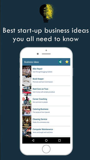 Startup Business Ideas App screenshot 1