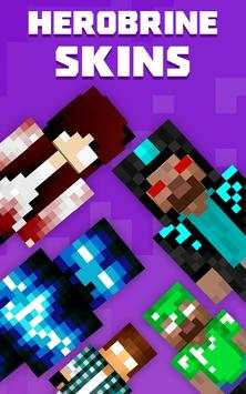Herobrine Skins for Minecraft screenshot 1
