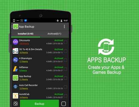 Apps Backup - Restore, Share screenshot 1