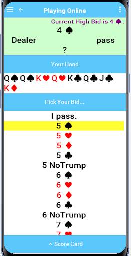 Play Bid Euchre screenshot 1
