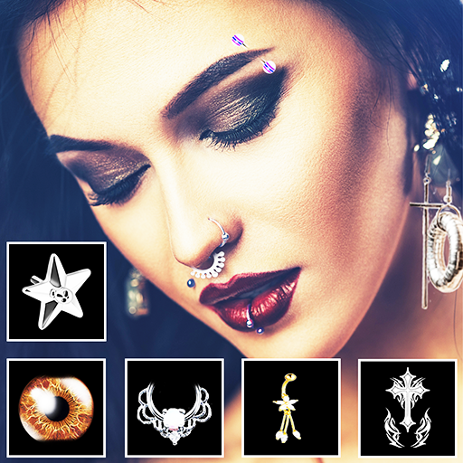 Piercing Photo Make up App : Boy and Girl Make up icon