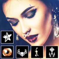 Piercing Photo Make up App : Boy and Girl Make up