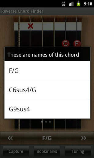 Reverse Chord Finder Free screenshot 2