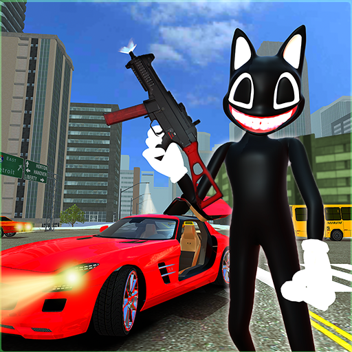 Scary Cartoon Cat Horror Game : Gangster Cat Mod иконка