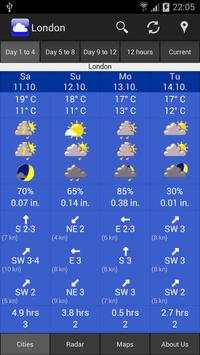 WeatherOnline Wetter screenshot 1