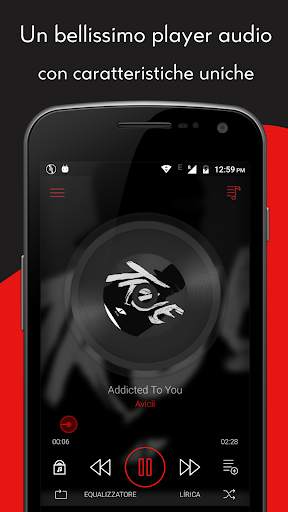 Lettore Musicale Crimson - MP3, Testi, Playlist screenshot 1