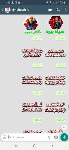 Sticker Wa Urdu Pashto WAStickerApps screenshot 7