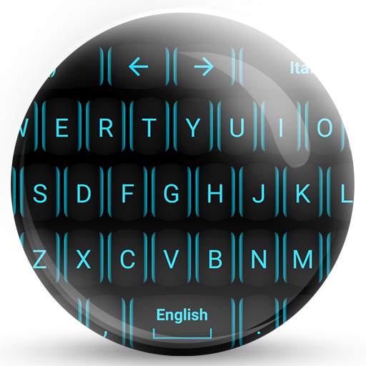 Keyboard Theme Neon Blue 150.0