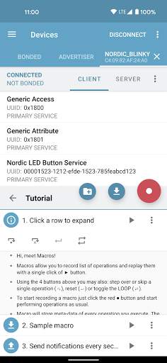 nRF Connect for Mobile screenshot 8