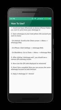 Spy Chat For WhatsTablet screenshot 4