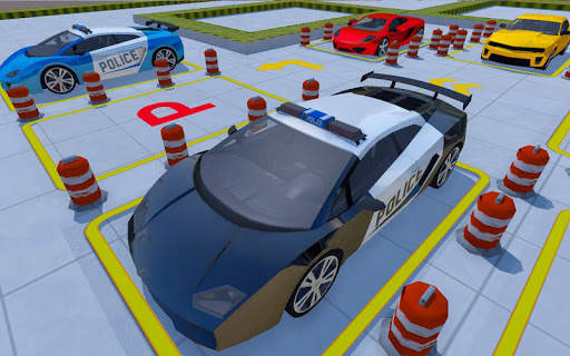 Police Car Parking Car Driving School 2019 screenshot 4