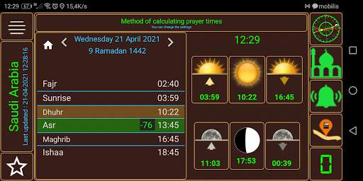 Qibla (Qibla dirección y tiempos de oración) screenshot 9