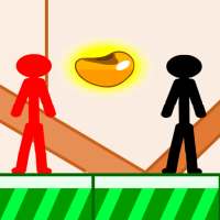 Two Players Stickman Collect Bean logo