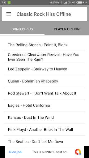 Classic Rock Hits Offline screenshot 3