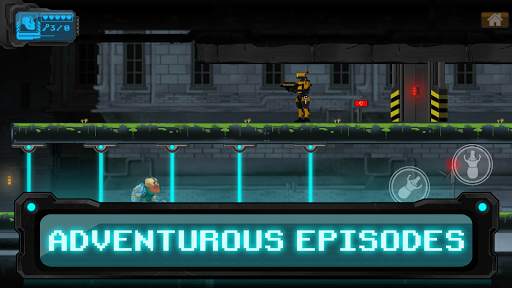 Guntoss – Side Scroller Cyborg Arm Games screenshot 1