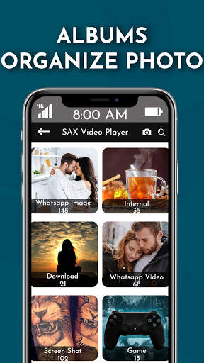 SAX HD Video Player, 4K HD Video Player Video Call screenshot 3