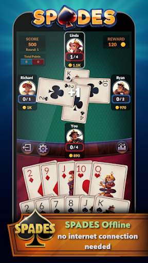 Callbreak - Offline Card Games screenshot 1