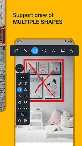 Draw on screen floating tool, Screenshot & Share screenshot 4
