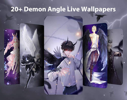 Anime Demon Angel Live Wallpaper & Launcher Themes screenshot 1