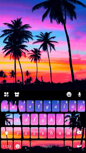 Sunset Beach 2 Keyboard Theme screenshot 5
