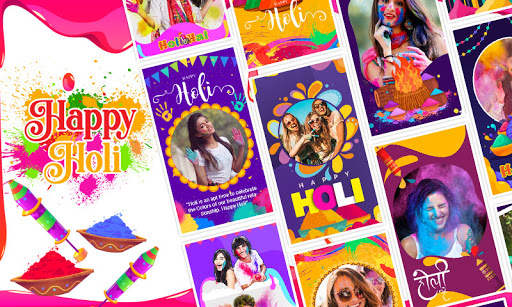 Holi Photo Editor 2021, Holi Photo Frame screenshot 2