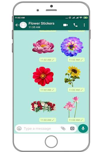 WAStickerApps - Flower Stickers for WA screenshot 5