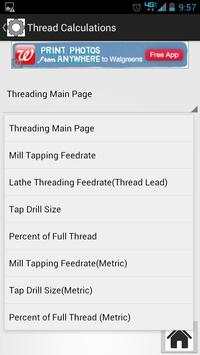 Machinist Thread Calculator screenshot 3