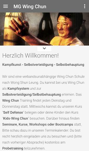 Wing Chun Kampfkunstschule screenshot 1