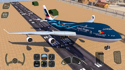 Take off Airplane Pilot Race F screenshot 6