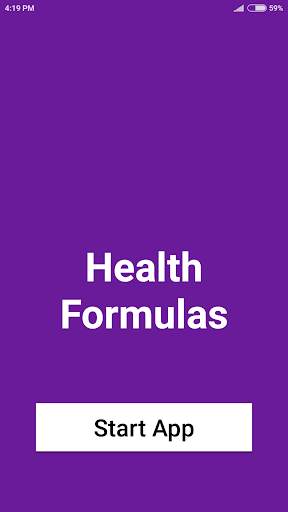 Health Formulas screenshot 1