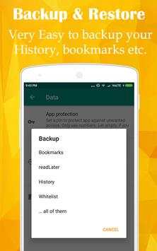 Adbloker Browser - Popup Blocker screenshot 5