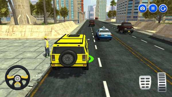 Modern City Taxi Drive Simulator 3D 2019 screenshot 5