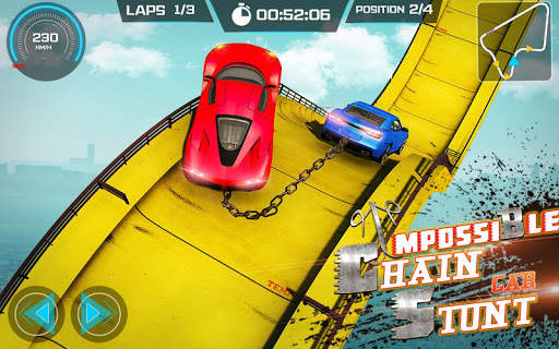 Mega Ramp GT Chained Car Stunts Free screenshot 2