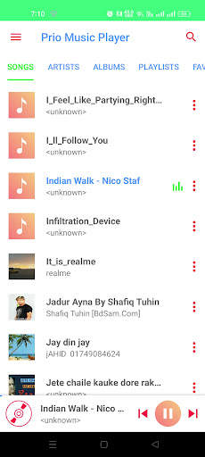 Prio Music - Audio Player 2022 screenshot 2