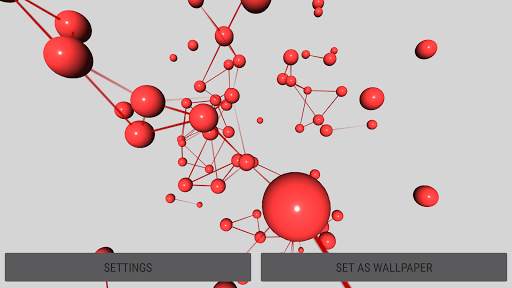 Particle Molecules 3D Live Wallpaper screenshot 20