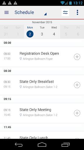 Fall 2015 NAMD Conference App screenshot 3