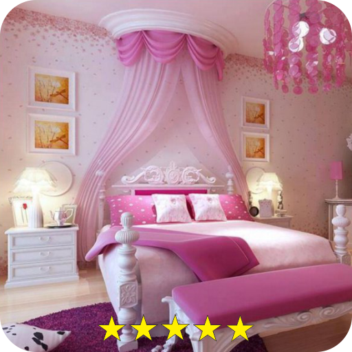 Princess room design icon