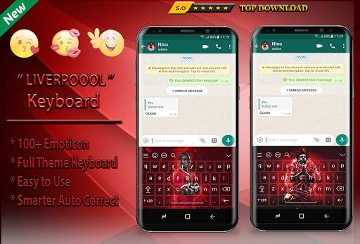 Reds Keyboard Theme Football 2019 स्क्रीनशॉट 1