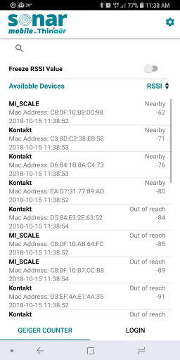 Sonar Mobile скриншот 1